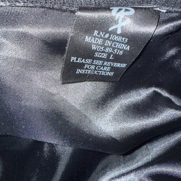 FRX Vintage Style Leather Bomber Jacket Size L - Picture 7 of 9